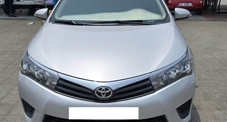 Toyota corolla 2016 GCC 2.0