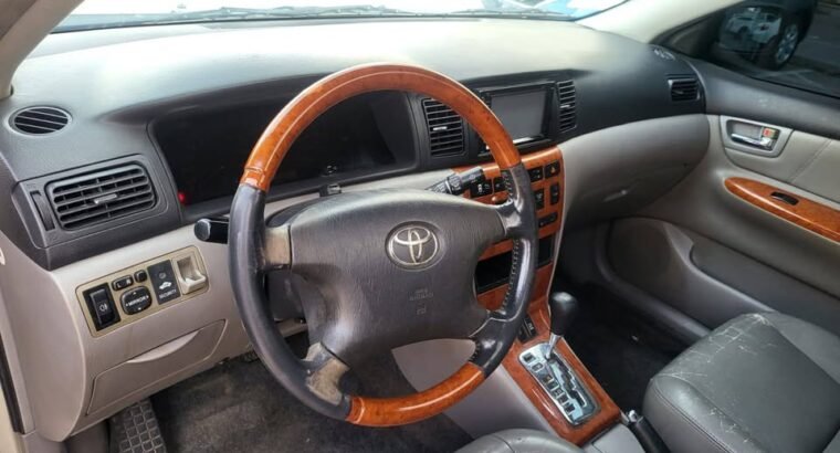 TOYOTA COROLLA MODEL 2006 FULL OPTION 1 YEAR COMPLETE MULKIYA FRESH IMPORT JAPAN