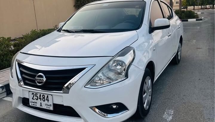 Nissan sunny 2019 GCC mulkia valid for one year