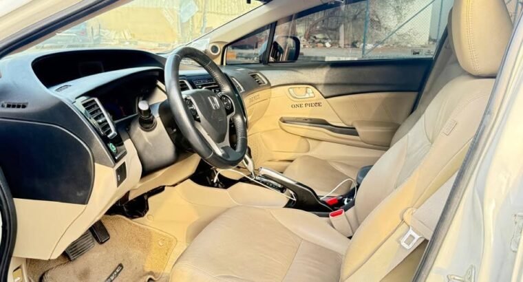 Honda Civic(sunroof) Full option MODEL::-2013 Km::-171021 GCC speech