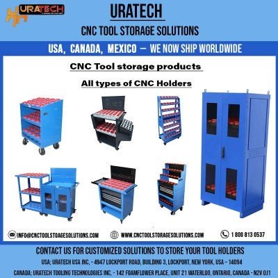 40 Taper Size ToolScoot CNC Tool Cart – Premium Storage Solution by Uratech